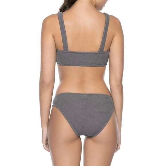 PILYQ BARCELONE SAND REEF TEENY GREY BIKINI BOTTOM ONLY LARGE BRAND NEW - Picture 1 of 8
